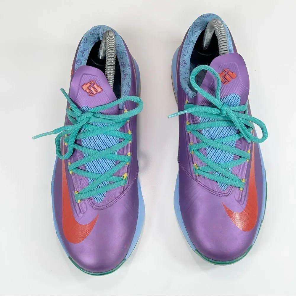 Nike KD Kevin Durant Rugrats Sneakers Metallic Purple 5.5Y Big‎ Kids 599477-500